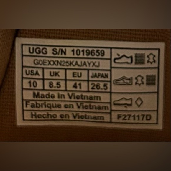 Ugg Australia Iceberg Ricci 1019659 - Slip On Furry Sneakers - Size 10 - Picture 7 of 8